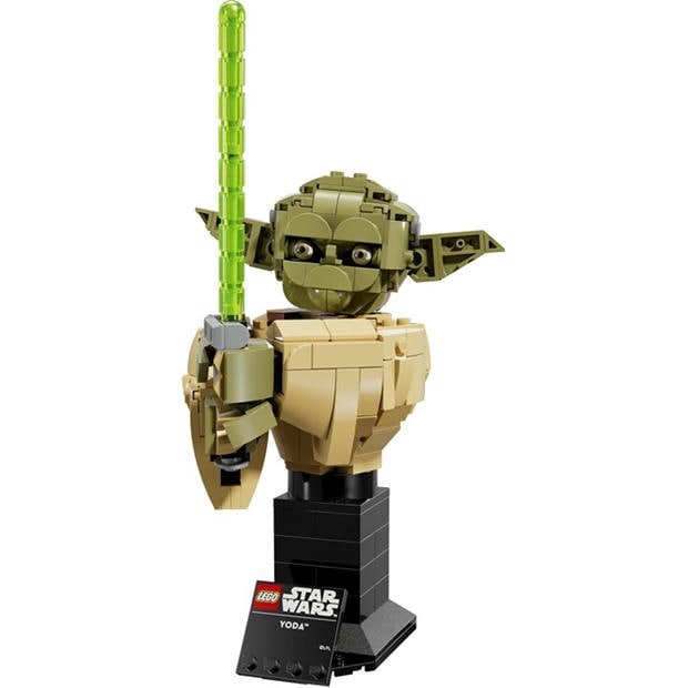 Multi - LEGO - Star Wars Yoda Bust Collectible Model Kit 75438