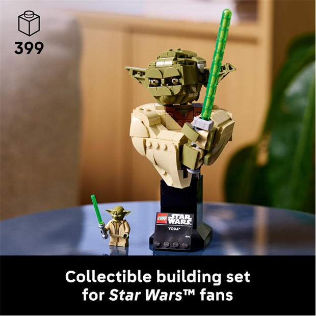 Multi - LEGO - Star Wars Yoda Bust Collectible Model Kit 75438
