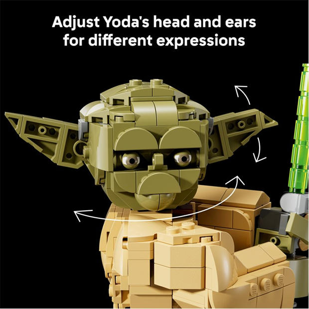 Multi - LEGO - Star Wars Yoda Bust Collectible Model Kit 75438