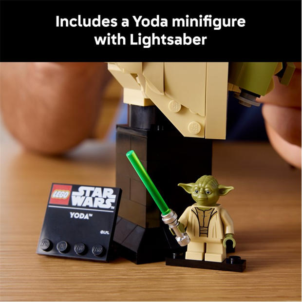 Multi - LEGO - Star Wars Yoda Bust Collectible Model Kit 75438