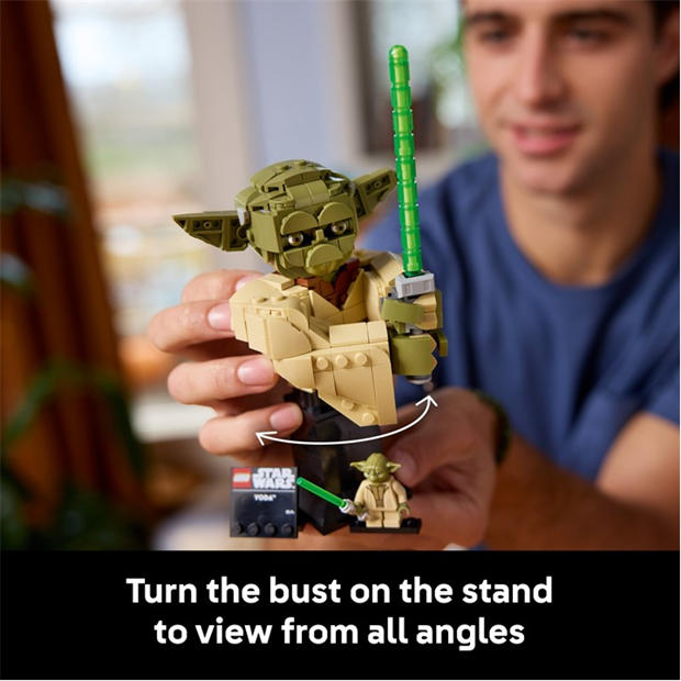Multi - LEGO - Star Wars Yoda Bust Collectible Model Kit 75438