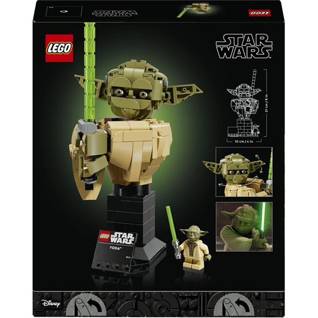 Multi - LEGO - Star Wars Yoda Bust Collectible Model Kit 75438