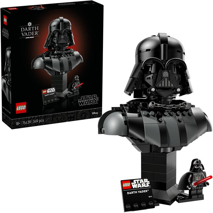 Lego   Star Wars Darth Vader Bust Model Kit For  75439, Sports Direct