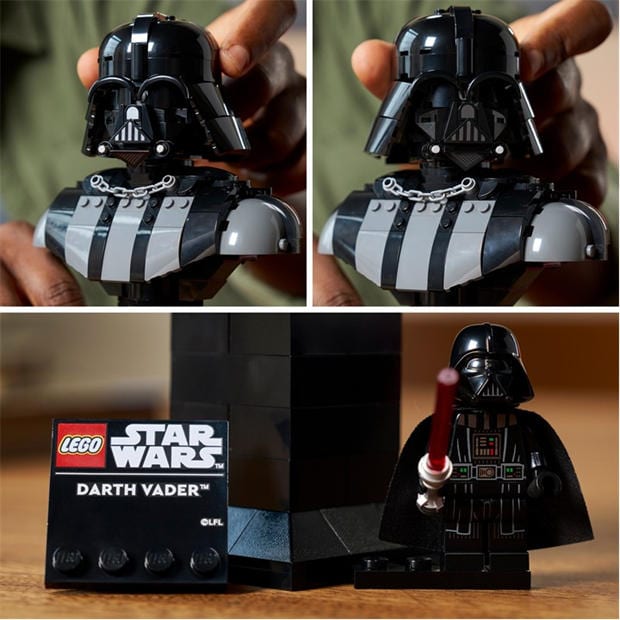 Multi - LEGO - Star Wars Darth Vader Bust Model Kit for Adults 75439
