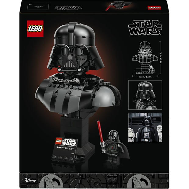 Multi - LEGO - Star Wars Darth Vader Bust Model Kit for Adults 75439