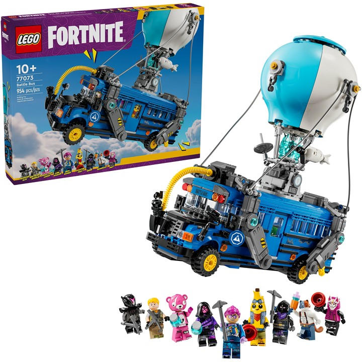 Lego Multi Fortnite Battle Bus Video Game Toy Set 77073 -