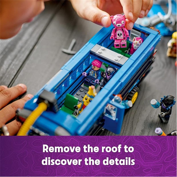 Fortnite - LEGO - Fortnite Battle Bus Video Game Toy Set 77073
