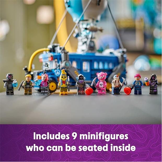 Fortnite - LEGO - Fortnite Battle Bus Video Game Toy Set 77073