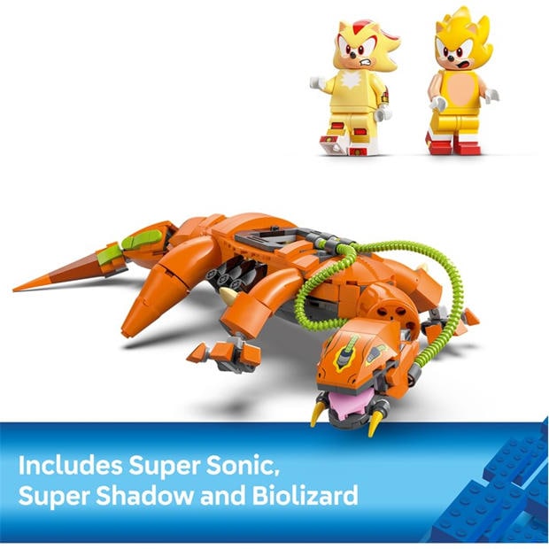 Sonic - LEGO - Sonic the Hedgehog Super Shadow vs. Biolizard 77003