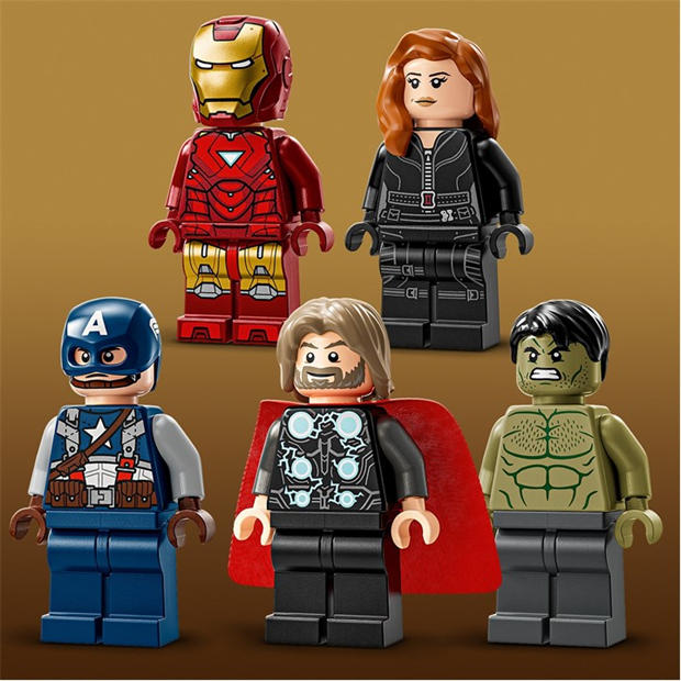 Супер герои МВ - LEGO - Marvel: MARVEL Logo & Minifigures Set 76313