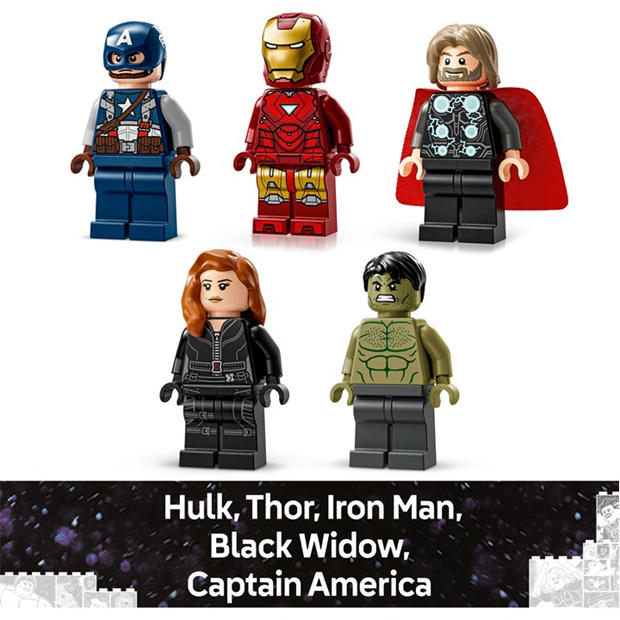 Супер герои МВ - LEGO - Marvel: MARVEL Logo & Minifigures Set 76313