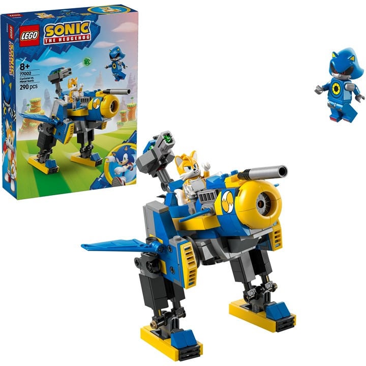 LEGO Sonic the Hedgehog: Cyclone vs. Metal Sonic 77002 | Toys for 8+ Year Old Boys & Girls, Collectible Mech Figure, 2 Video Game Minifigures, Metal, Gaming Gift, 290 Pieces - Image 12