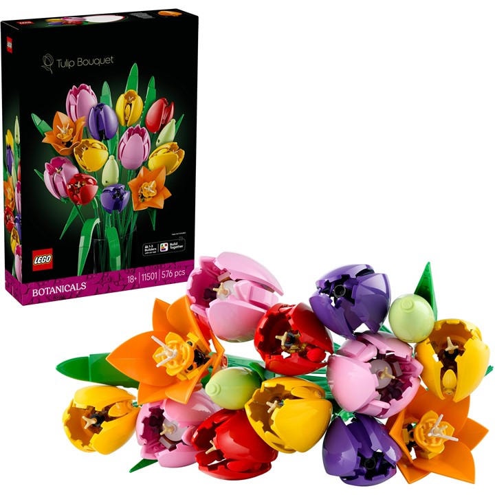 Lego Botanicals - Artificial Flowers Set 11501 Tulip Bouquet - Image 16