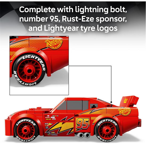 Lightng McQueen - LEGO - Speed Champions Lightning McQueen Car Toy 77255