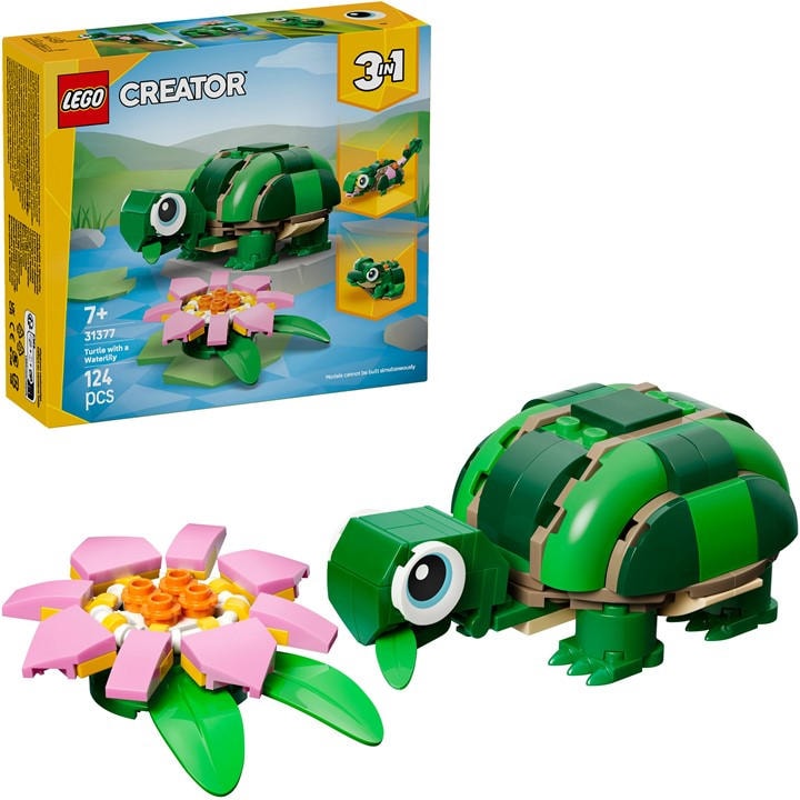 Lego Creator 31377 Turtle With A Water Lily Flower - Brand New - Image 15