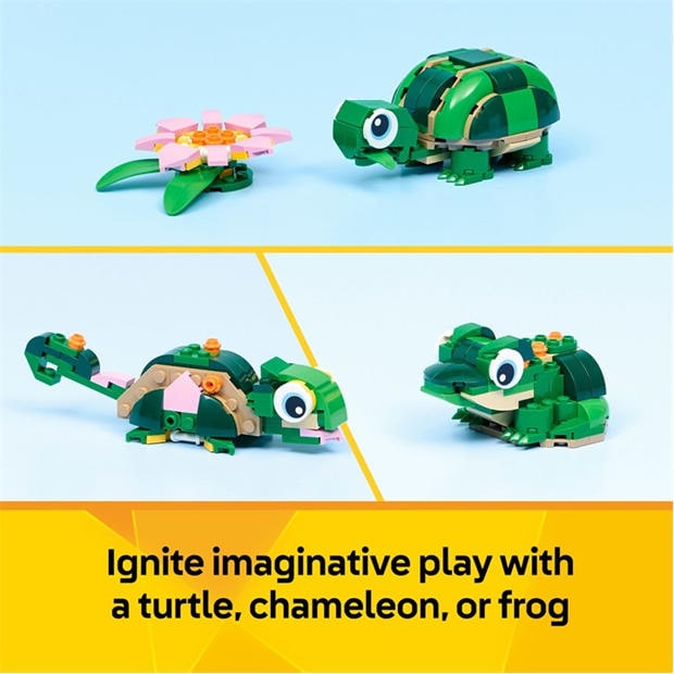 TBC - LEGO - Creator 3in1 Turtle with a Water Lily Flower Toy 31377