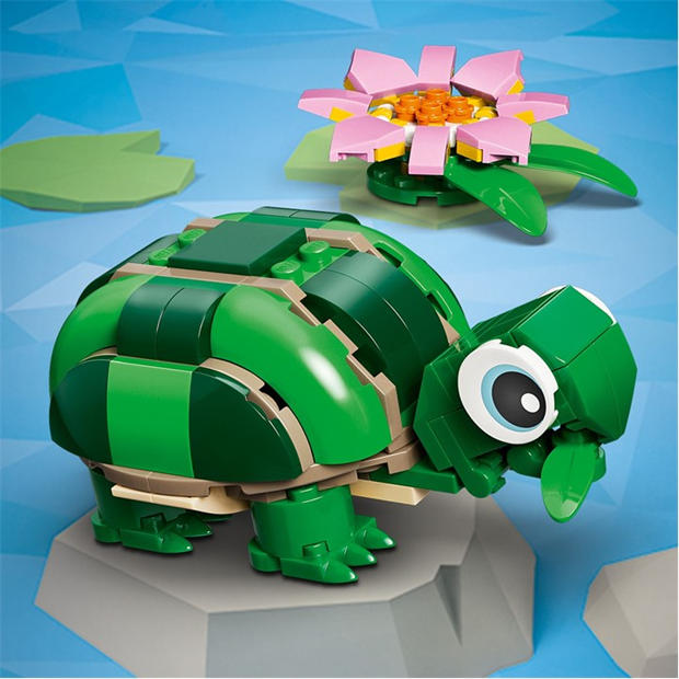 TBC - LEGO - Creator 3in1 Turtle with a Water Lily Flower Toy 31377