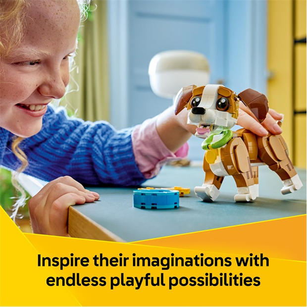 TBC - LEGO - Creator 3in1 Cute Animals: Playful Puppy Dog Toy 31382