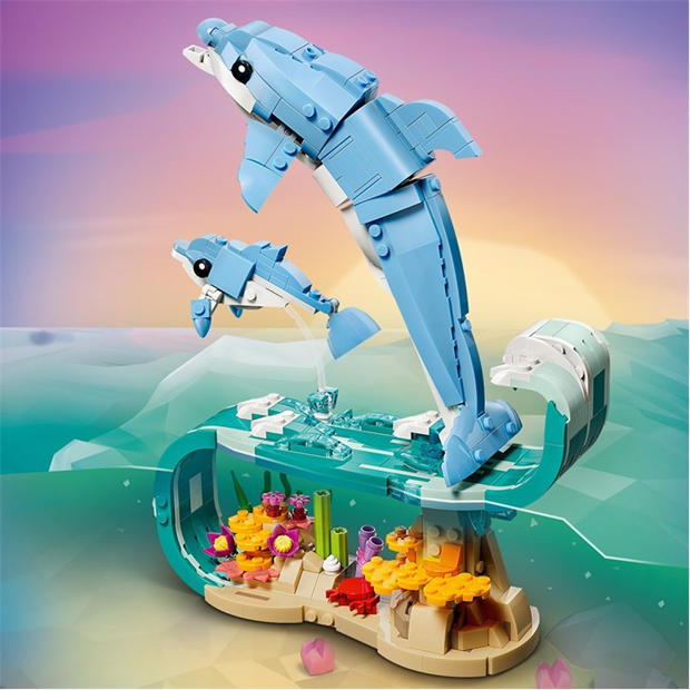 TBC - LEGO - Creator 3in1 Sea Animals: Beautiful Dolphins Toy 31385
