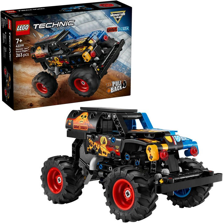 Lego   Technic Monster Jam Grave Digger Fire And Ice 42219, Sports Direct