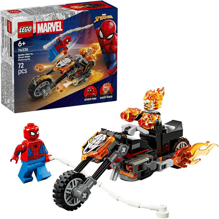 Lego   Marvel Spider-Man Vs. Ghost Rider Motorcycle 76335, Sports Direct