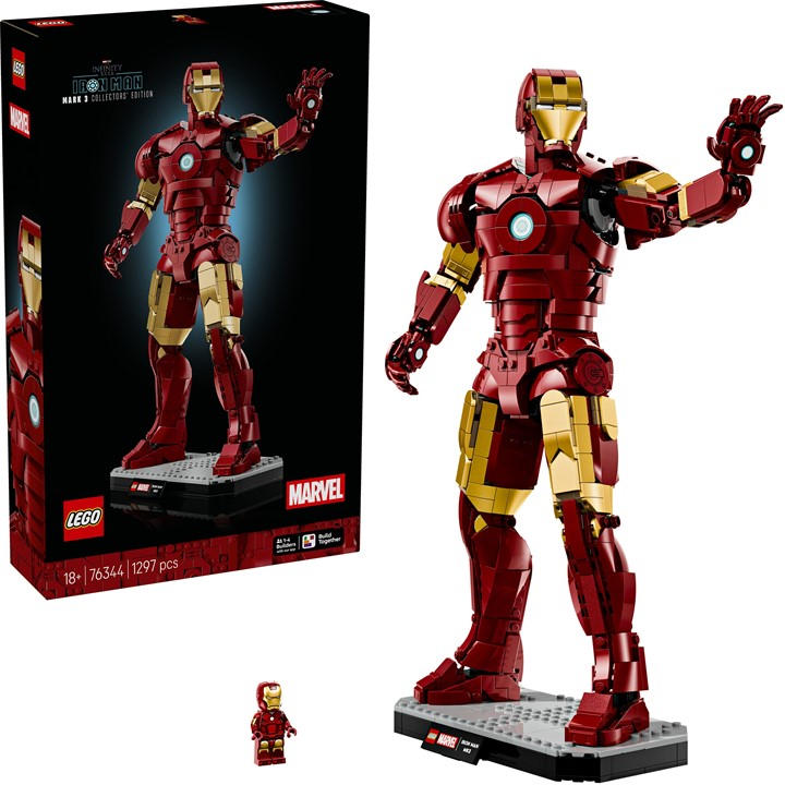 Lego Gold Marvel 76344 Iron Man Mark 3 Collectors Edition - Image 4