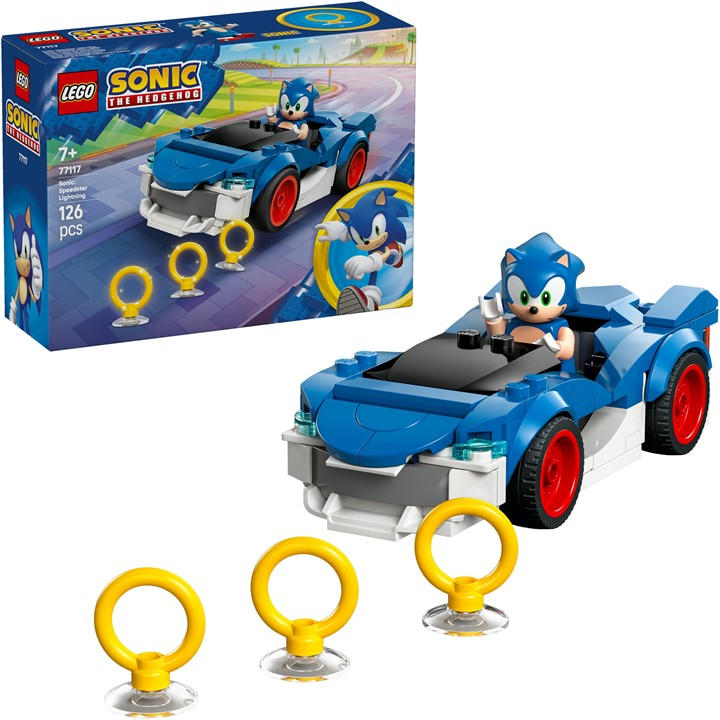 Lego   Sonic The Hedgehog Sonic: Speedster Lightning Toy 77117, Sports Direct