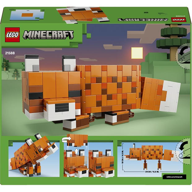 TBC - LEGO - Minecraft The Fox Toy - Gaming Decor Gift 21588