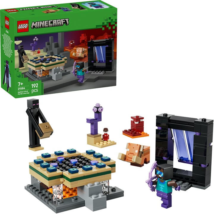 Lego   Minecraft Nether & End Portal Journey Toy 21584, Sports Direct