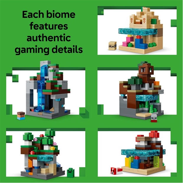 TBC - LEGO - Minecraft Mini Biomes Building Toy for kids 21589