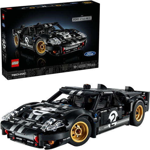 LEGO - Technic 1966 Ford GT40 MKII Race Car Model Kit 42223