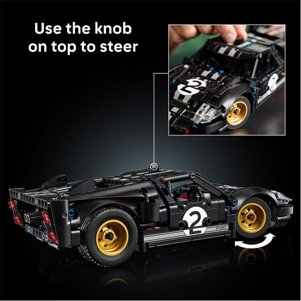 TBC - LEGO - Technic 1966 Ford GT40 MKII Race Car Model Kit 42223