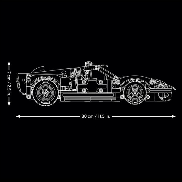 TBC - LEGO - Technic 1966 Ford GT40 MKII Race Car Model Kit 42223