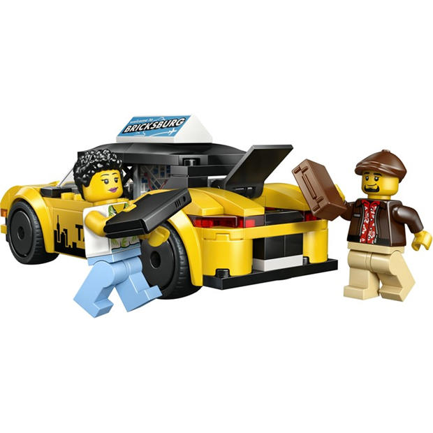 TBC - LEGO - City Yellow Taxi Toy - Model Car with Minifigures 60487
