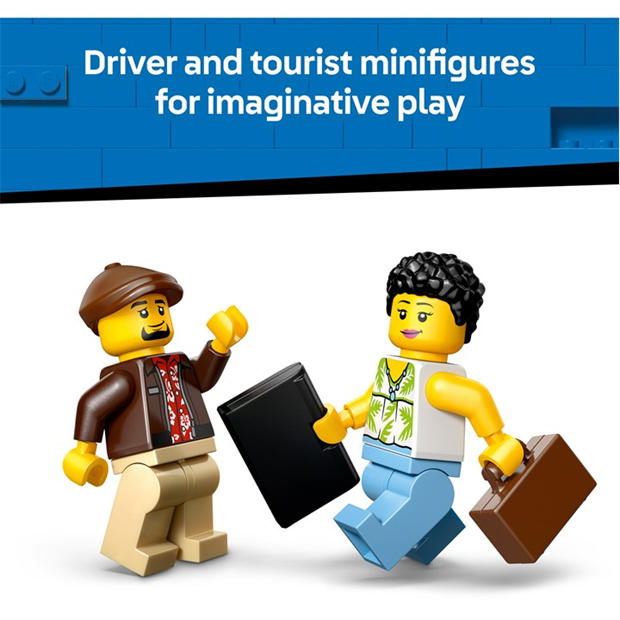 TBC - LEGO - City Yellow Taxi Toy - Model Car with Minifigures 60487
