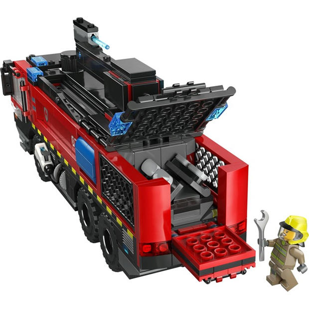 TBC - LEGO - City Airport Fire Engine - Toy Truck Building Set 60499