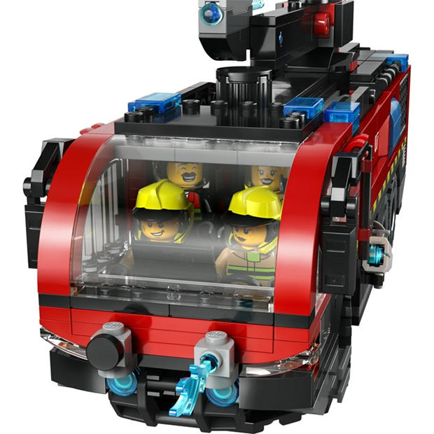 TBC - LEGO - City Airport Fire Engine - Toy Truck Building Set 60499