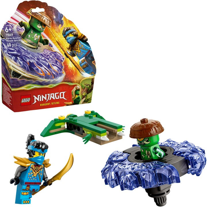 Lego Boys Ninjago Nya Vs. Mutation Monster Spinner Toy 71849 - Image 7