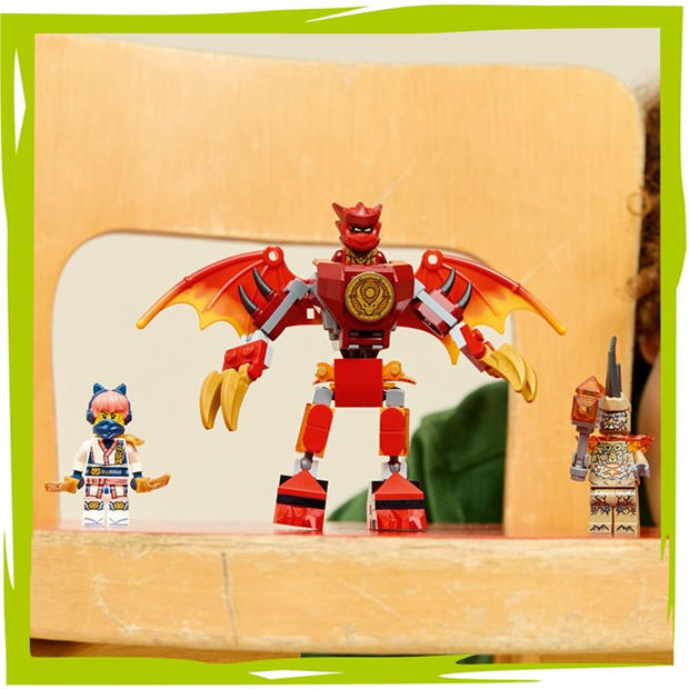 LEGO NINJAGO Kai's Dragon Mech Battle Pack Ninja Toy 71851
