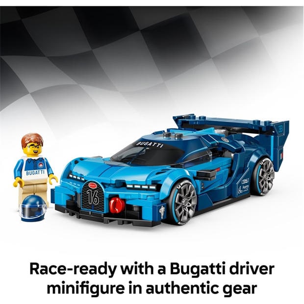 TBC - LEGO - Speed Champions Bugatti Vision Gran Turismo Hyper Sports Car 77253