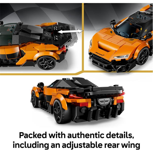 TBC - LEGO - Speed Champions McLaren W1 Toy Car Model Kit 77257