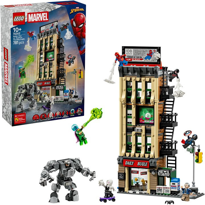 Lego   Marvel Spider-Man Vs. Mysterio: The Daily Bugle 76342, Sports Direct