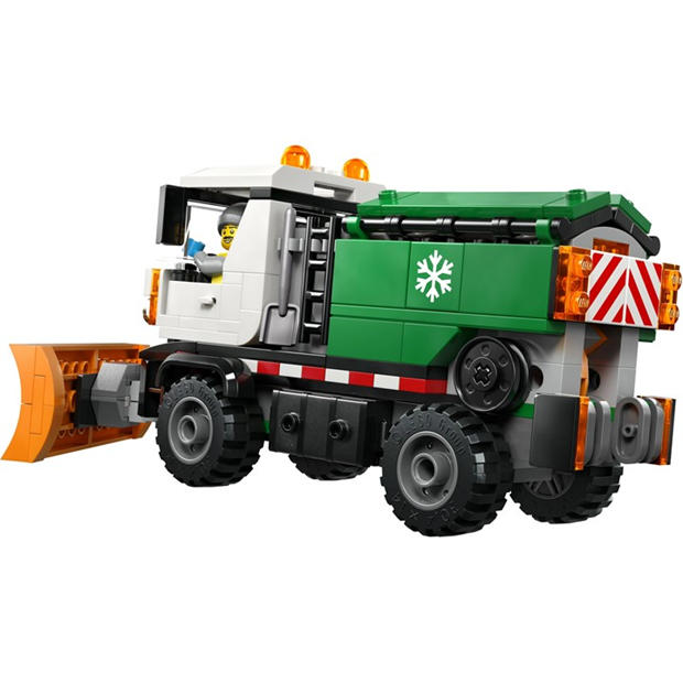 TBC - LEGO - City Snowplough Truck Toy Vehicle with Minifigure 60490