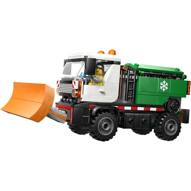 TBC - LEGO - City Snowplough Truck Toy Vehicle with Minifigure 60490