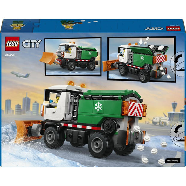 TBC - LEGO - City Snowplough Truck Toy Vehicle with Minifigure 60490