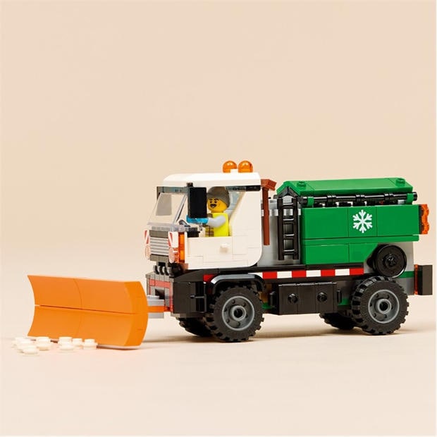 TBC - LEGO - City Snowplough Truck Toy Vehicle with Minifigure 60490