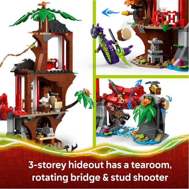TBC - LEGO - NINJAGO Ninja Vehicle Tree House Battle Toy Set 71857