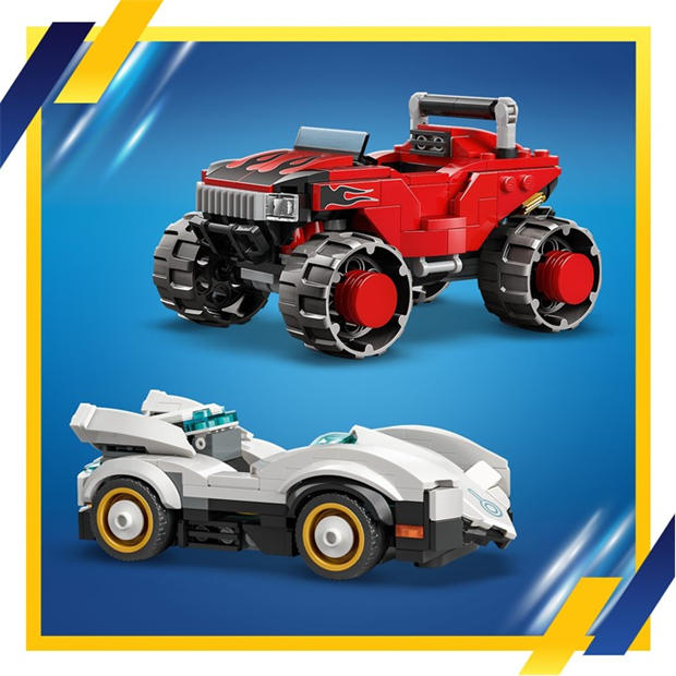 TBC - LEGO - Sonic the Hedgehog Silver’s Car vs. Knuckles’ Monster Truck 77118
