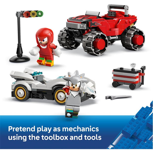 TBC - LEGO - Sonic the Hedgehog Silver’s Car vs. Knuckles’ Monster Truck 77118