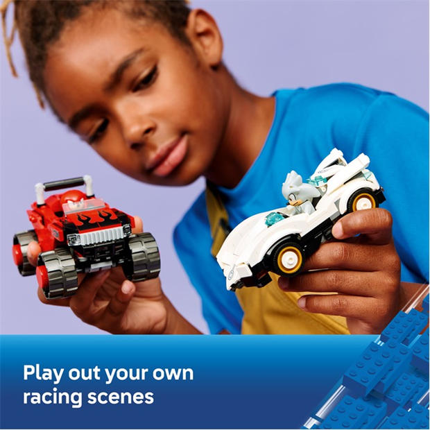 TBC - LEGO - Sonic the Hedgehog Silver’s Car vs. Knuckles’ Monster Truck 77118